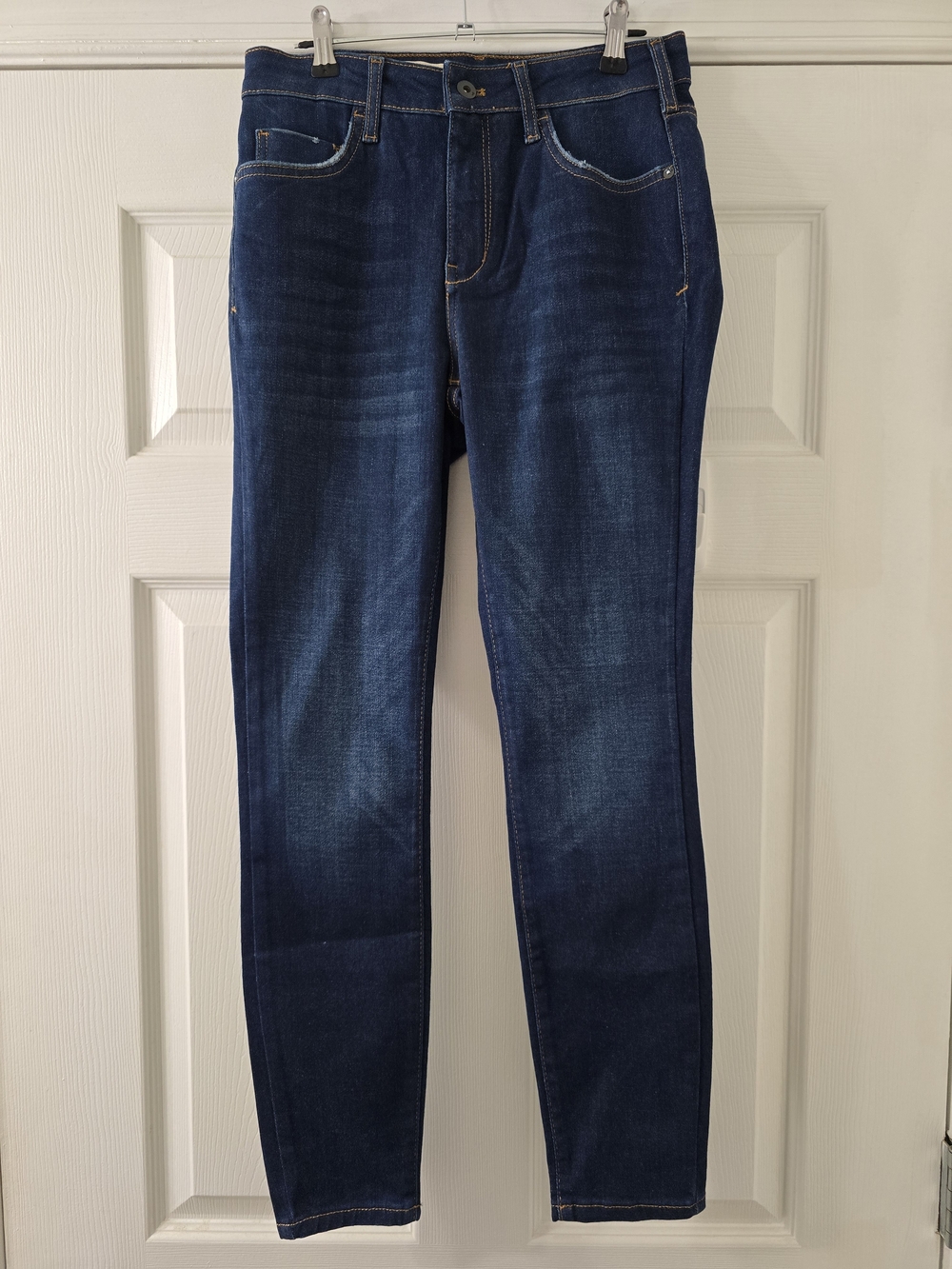 NWOT Pilcro And The Letterpress Dark Blue Women’s Slim Straight Jeans - 29